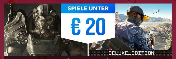 Spiele unter 20 Euro im Playstore