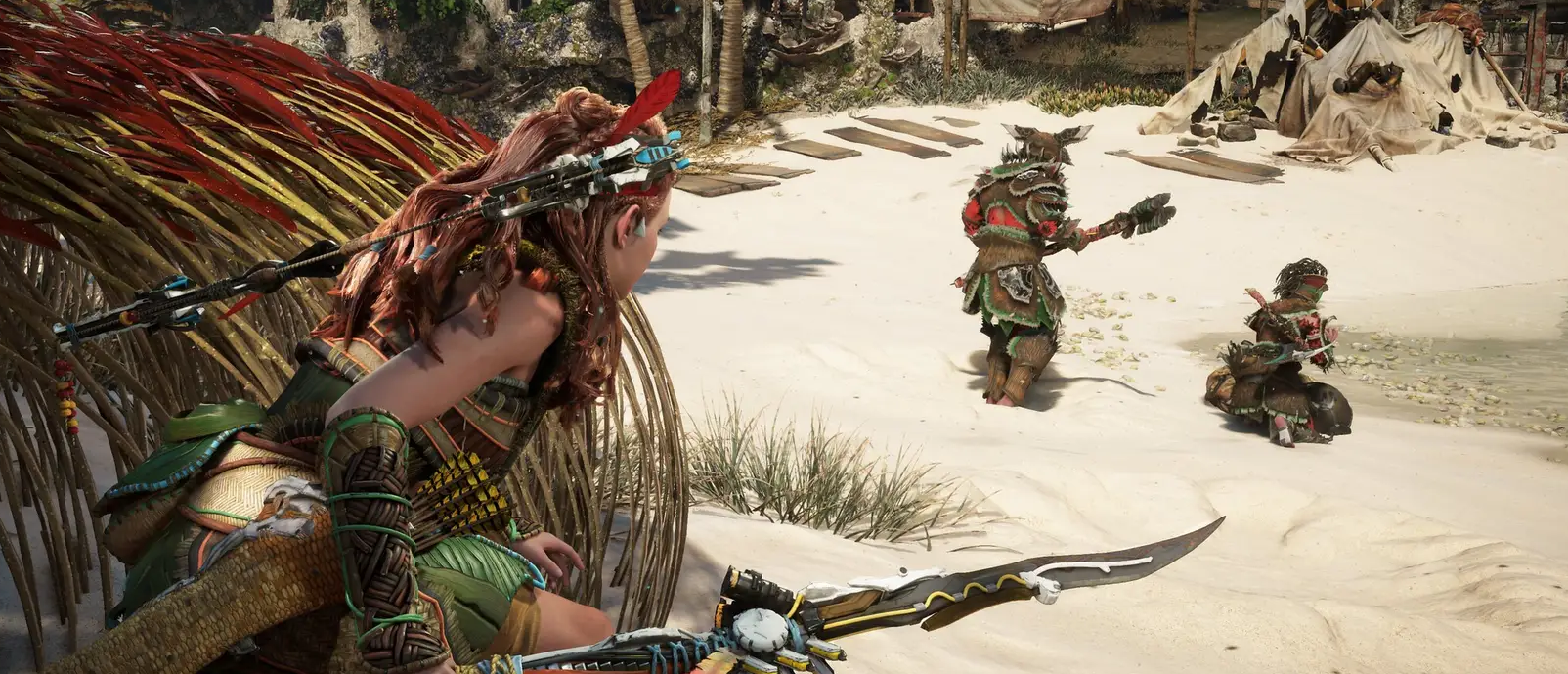 Entwickler-Blogpost zu Horizon Forbidden West zum Thema Kampf