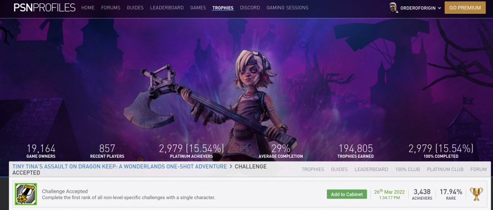 1687878319_Screenshot2022-03-31at17-20-37ChallengeAcceptedTrophyTinyTinasAssaultonDragonKeepAWonderlandsOne-shotAdventurePSNProfiles_com.thumb.png.e8b1be734315526f37fb0108d04ea5f3.png