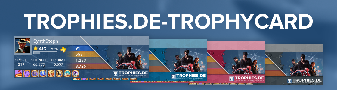 Ankündigung - Hauseigene Trophies.de-Trophycard