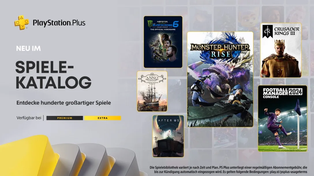 Die neuen Spiele für PS+-Extra und Premium (Freischaltung am 18.06.2024) sind bekannt