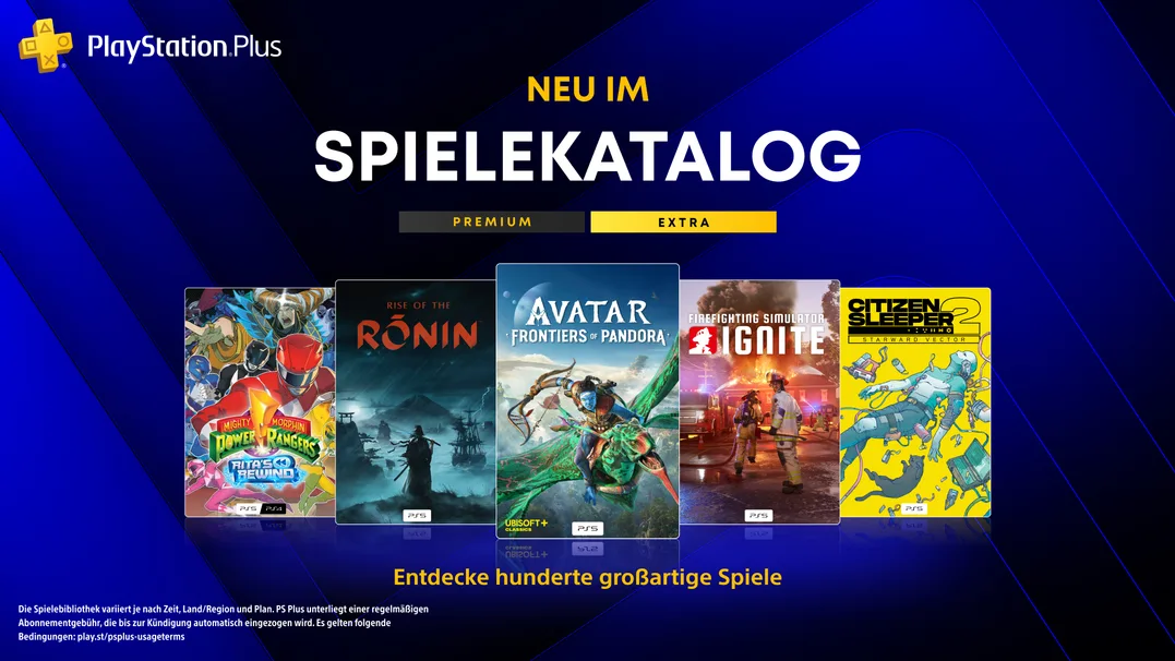 Neuzugänge für den PS+-Spielekatalog im Juli 2026