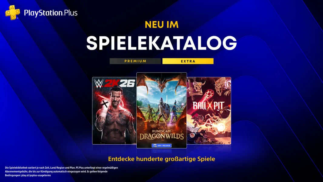 Neuzugänge für die PS+-Spielekataloge im September